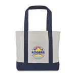 Large Canvas Tote - True Navy 1 Large Canvas Tote - True Navy 1