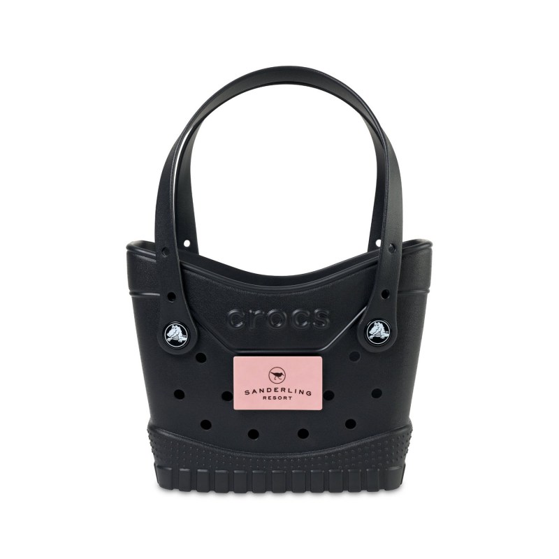 Crocs Classic Small Tote - Black - Powder Pink 1 Crocs Classic Small Tote - Black - Powder Pink 1