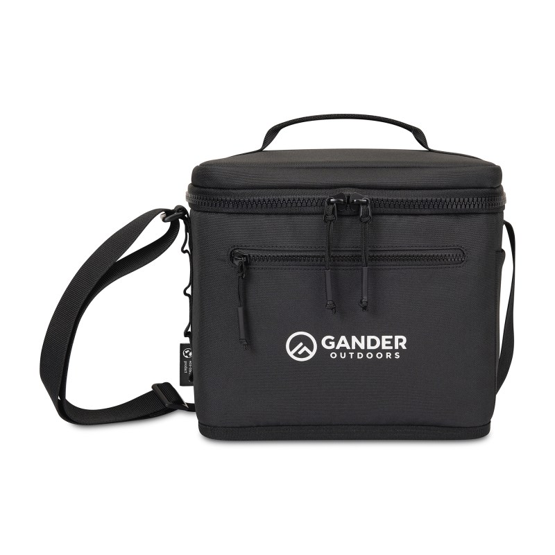 Acadia Recycled rPET Box Cooler - Black 1 Acadia Recycled rPET Box Cooler - Black 1