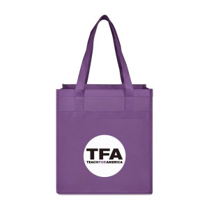 Arlo Recycled rPET Deluxe Shopper - Purple 1 Arlo Recycled rPET Deluxe Shopper - Purple 1