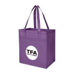 Arlo Recycled rPET Deluxe Shopper - Purple - Alternate Arlo Recycled rPET Deluxe Shopper - Purple - Alternate