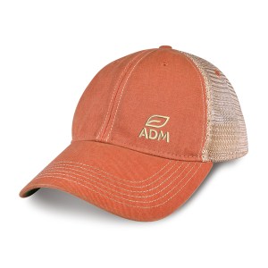 Merrimack Hat Co. Austin Vintage Trucker - Orange-Tan 1 Merrimack Hat Co. Austin Vintage Trucker - Orange-Tan 1