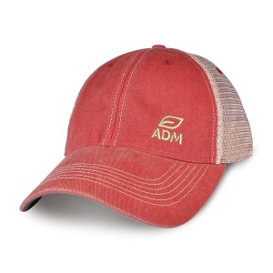 Merrimack Hat Co.® Austin Vintage Trucker - Red-Tan 1 Merrimack Hat Co.® Austin Vintage Trucker - Red-Tan 1
