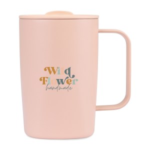 Aviana Rowan Recycled Stainless Steel Mug - 15 Oz. - Light Peach 1 Aviana Rowan Recycled Stainless Steel Mug - 15 Oz. - Light Peach 1
