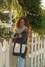 Mini Canvas Tote - True Navy - Alternate Mini Canvas Tote - True Navy - Alternate
