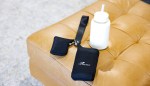 Well Studio Recycled Nylon Dual Pouch Lanyard - AWARE™ - Black - Alternate Well Studio Recycled Nylon Dual Pouch Lanyard - AWARE™ - Black - Alternate