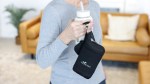 Well Studio Recycled Nylon Dual Pouch Lanyard - AWARE™ - Black - Alternate Well Studio Recycled Nylon Dual Pouch Lanyard - AWARE™ - Black - Alternate