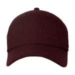 Ahead Clubhouse Wool & Flannel Cap - Maroon - Alternate Ahead Clubhouse Wool & Flannel Cap - Maroon - Alternate