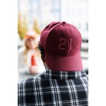 Ahead Clubhouse Wool & Flannel Cap - Maroon - Alternate Ahead Clubhouse Wool & Flannel Cap - Maroon - Alternate