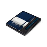 Moleskine Medium Notebook and GO Pen Gift Set - Navy Blue - Sapphire Blue 1 Moleskine Medium Notebook and GO Pen Gift Set - Navy Blue - Sapphire Blue 1
