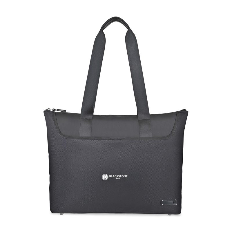 Travis & Wells® Lennox Laptop Tote - Black 1 Travis & Wells® Lennox Laptop Tote - Black 1