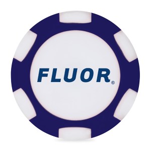 Ahead 2-Sided Poker Chip - Navy-White 1 Ahead 2-Sided Poker Chip - Navy-White 1