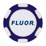 Ahead 2-Sided Poker Chip - Navy-White 1 Ahead 2-Sided Poker Chip - Navy-White 1
