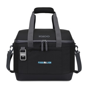 Igloo Day Chiller Recycled Poly XL Box 38 Can Soft Cooler - Black 1 Igloo Day Chiller Recycled Poly XL Box 38 Can Soft Cooler - Black 1