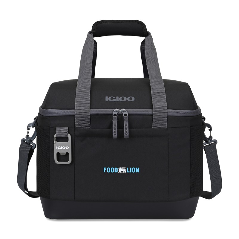 Igloo Day Chiller Recycled Poly XL Box 38 Can Soft Cooler - Black 1 Igloo Day Chiller Recycled Poly XL Box 38 Can Soft Cooler - Black 1
