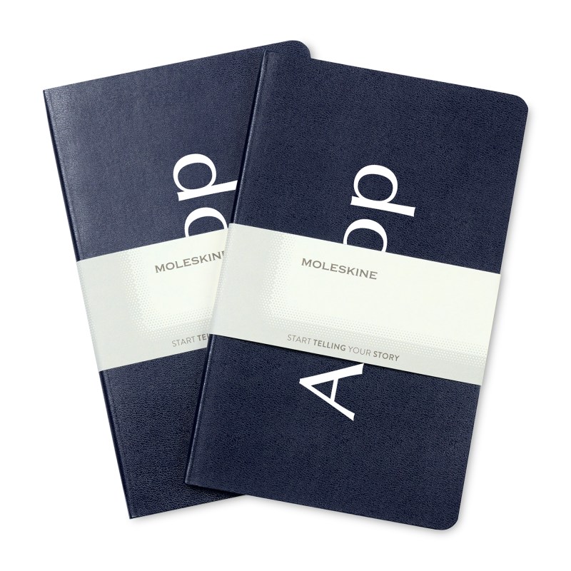 Moleskine Large Volant 2-Pack - Navy Blue 1 Moleskine Large Volant 2-Pack - Navy Blue 1