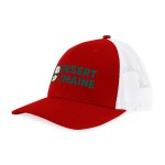 Merrimack Hat Co. Colt Trucker - Scarlet-White 1 Merrimack Hat Co. Colt Trucker - Scarlet-White 1