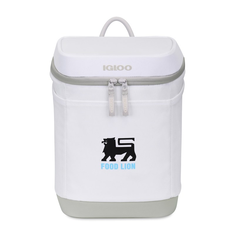 Igloo Day Chiller Recycled Poly Backpack 12 Can Soft Cooler - Cloud White 1 Igloo Day Chiller Recycled Poly Backpack 12 Can Soft Cooler - Cloud White 1