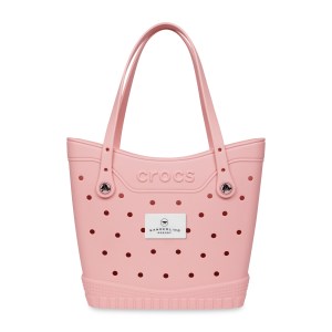 Crocs™ Classic Medium Tote - Powder Pink - White 1 Crocs™ Classic Medium Tote - Powder Pink - White 1