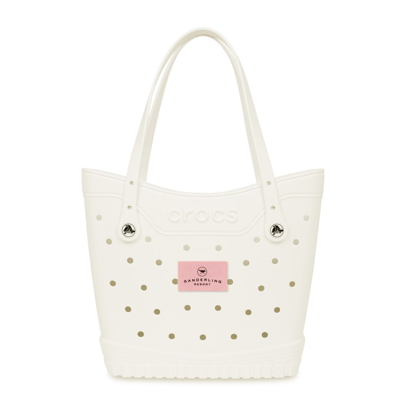 Crocs™ Classic Medium Tote - White - Powder Pink 1 Crocs™ Classic Medium Tote - White - Powder Pink 1