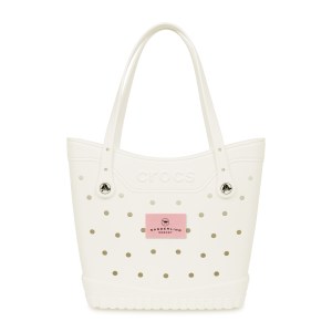 Crocs™ Classic Medium Tote - White - Powder Pink 1 Crocs™ Classic Medium Tote - White - Powder Pink 1