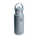 Hydro Flask Wide Flex Straw Cap Bottle 32 Oz. - Shale Gray - Alternate Hydro Flask Wide Flex Straw Cap Bottle 32 Oz. - Shale Gray - Alternate