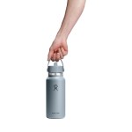 Hydro Flask Wide Flex Straw Cap Bottle 32 Oz. - Shale Gray - Alternate Hydro Flask Wide Flex Straw Cap Bottle 32 Oz. - Shale Gray - Alternate