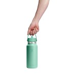 Hydro Flask Wide Flex Straw Cap Bottle 32 Oz. - Mermaid Green - Alternate Hydro Flask Wide Flex Straw Cap Bottle 32 Oz. - Mermaid Green - Alternate