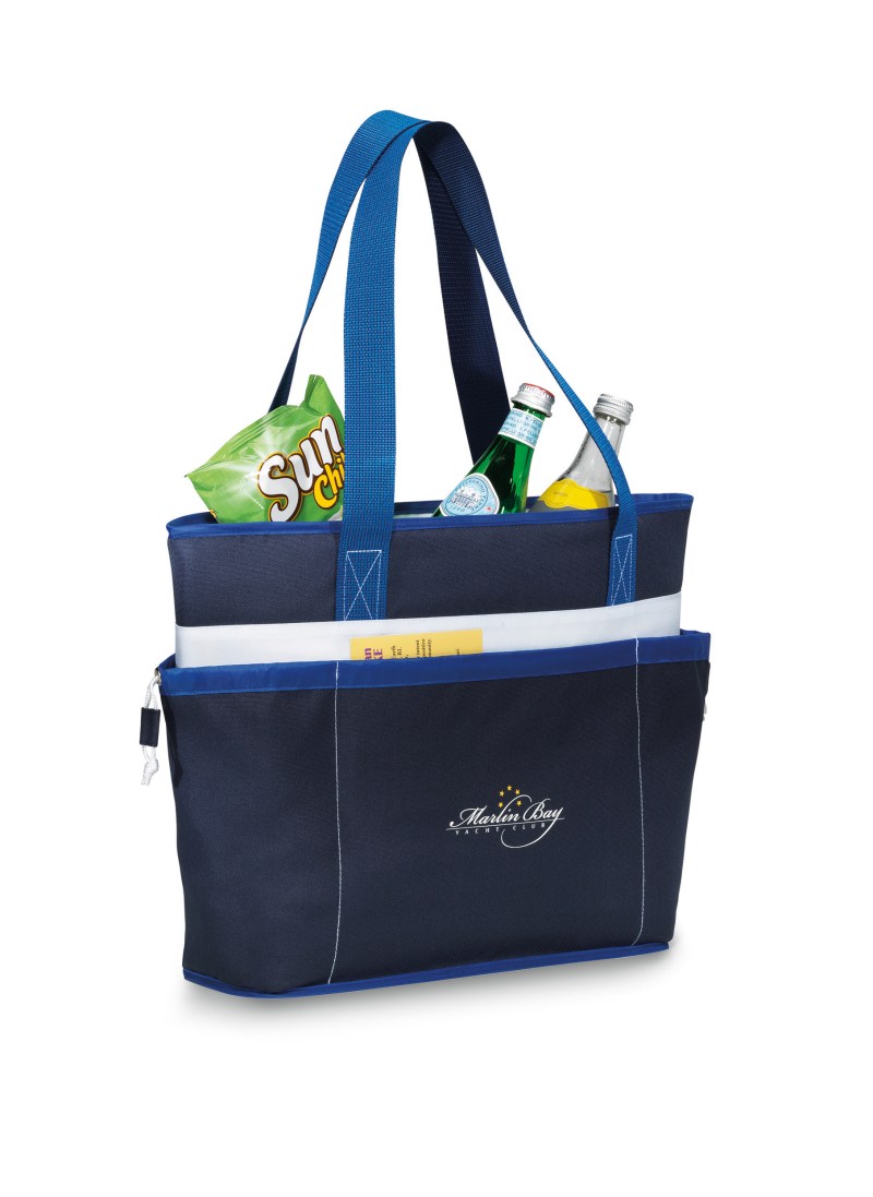 Vineyard Insulated Tote - Navy Blue 1 Vineyard Insulated Tote - Navy Blue 1