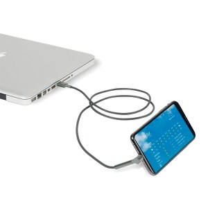 Side Kick Charging Cable - Medium Grey 1 Side Kick Charging Cable - Medium Grey 1