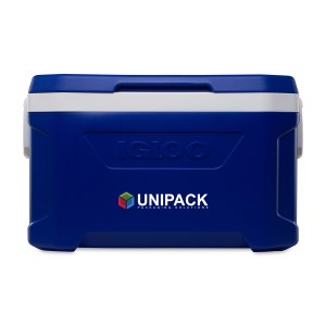 Igloo® Profile II 50 Qt Cooler - White-Majestic Blue 1 Igloo® Profile II 50 Qt Cooler - White-Majestic Blue 1