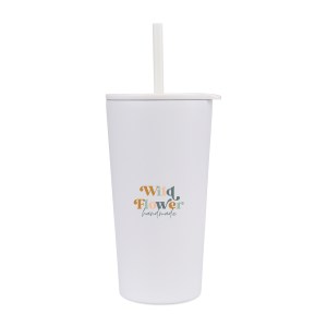 Aviana™ Rowan Recycled Straw Tumbler - 17 Oz. - Marshmallow 1 Aviana™ Rowan Recycled Straw Tumbler - 17 Oz. - Marshmallow 1