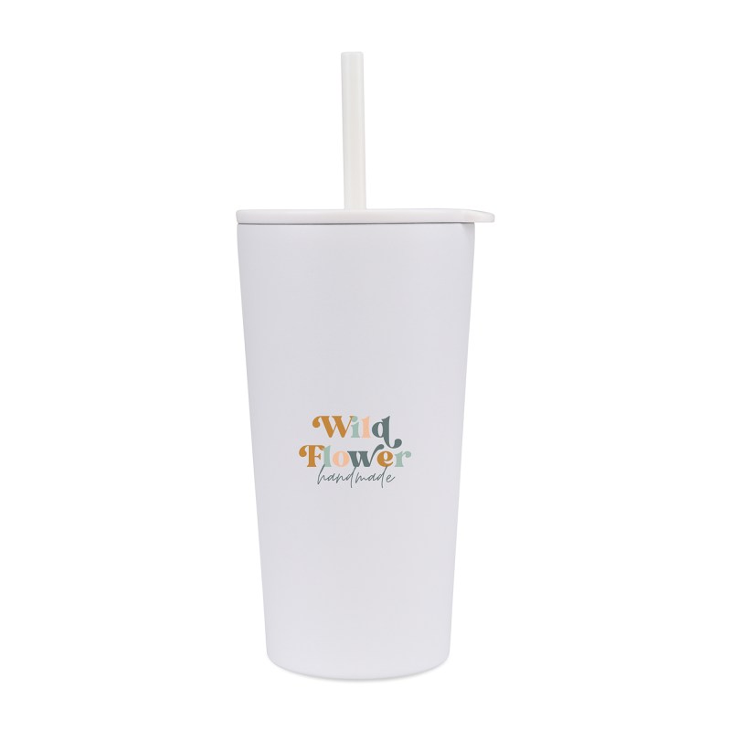 Aviana™ Rowan Recycled Straw Tumbler - 17 Oz. - Marshmallow 1 Aviana™ Rowan Recycled Straw Tumbler - 17 Oz. - Marshmallow 1
