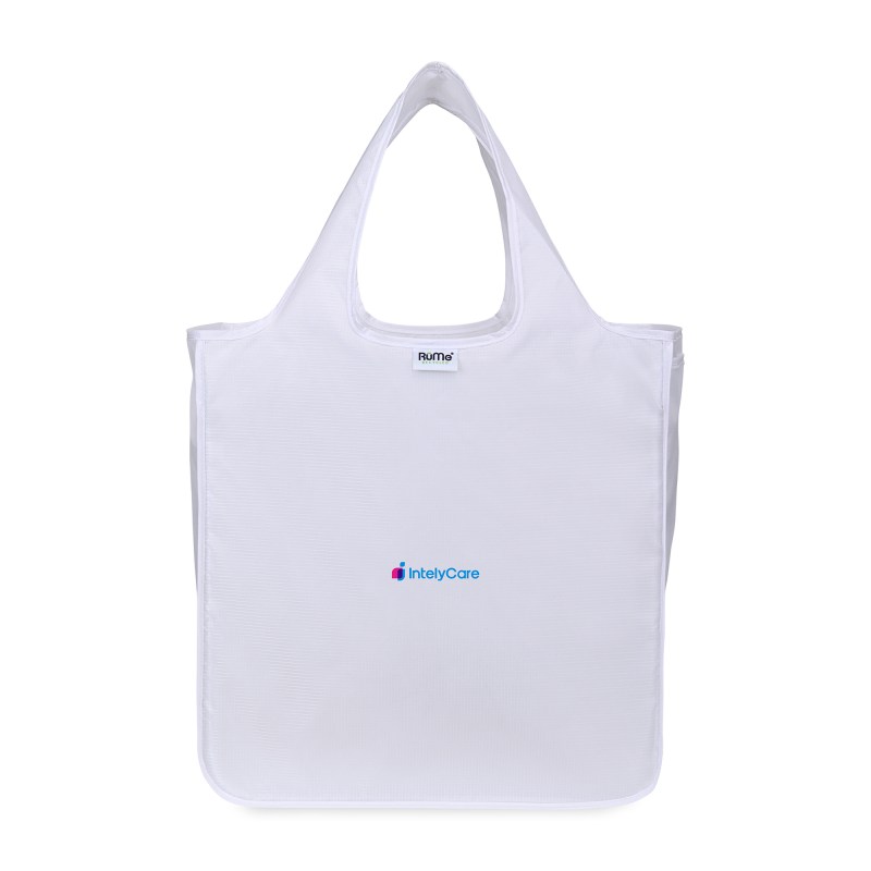 RuMe® Recycled Ripstop rPET Large Tote - White 1 RuMe® Recycled Ripstop rPET Large Tote - White 1