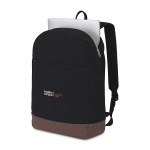 Ivy Recycled Cotton Laptop Backpack - AWARE™ - Black - Alternate Ivy Recycled Cotton Laptop Backpack - AWARE™ - Black - Alternate