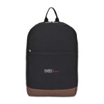 Ivy Recycled Cotton Laptop Backpack - AWARE™ - Black 1 Ivy Recycled Cotton Laptop Backpack - AWARE™ - Black 1