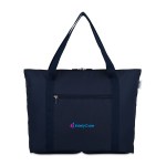 RuMe Recycled Ripstop rPET cFold Travel Tote - Navy 1 RuMe Recycled Ripstop rPET cFold Travel Tote - Navy 1