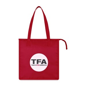 Arlo Recycled rPET Insulated Grocery Shopper - Red 1 Arlo Recycled rPET Insulated Grocery Shopper - Red 1
