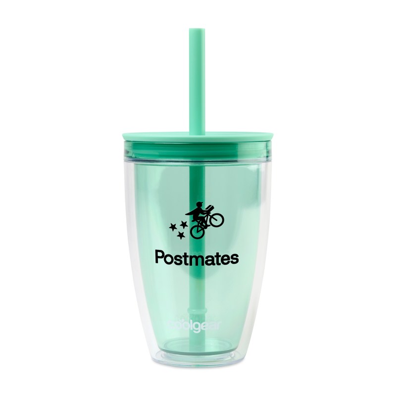 Cool Gear® Oasis Straw Bottle - 14 Oz. - Seaglass 1 Cool Gear® Oasis Straw Bottle - 14 Oz. - Seaglass 1