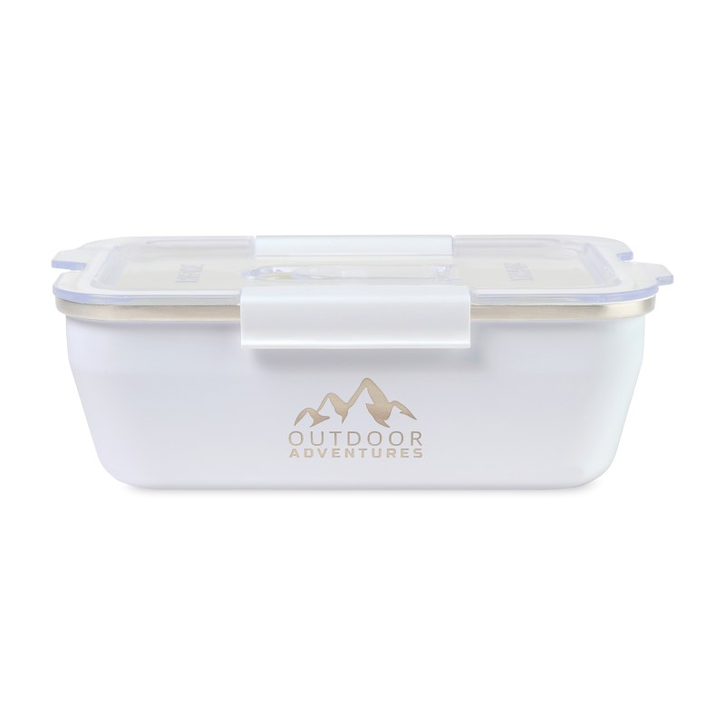 RIGWA® Travel Bento Box 8x5 - White 1 RIGWA® Travel Bento Box 8x5 - White 1