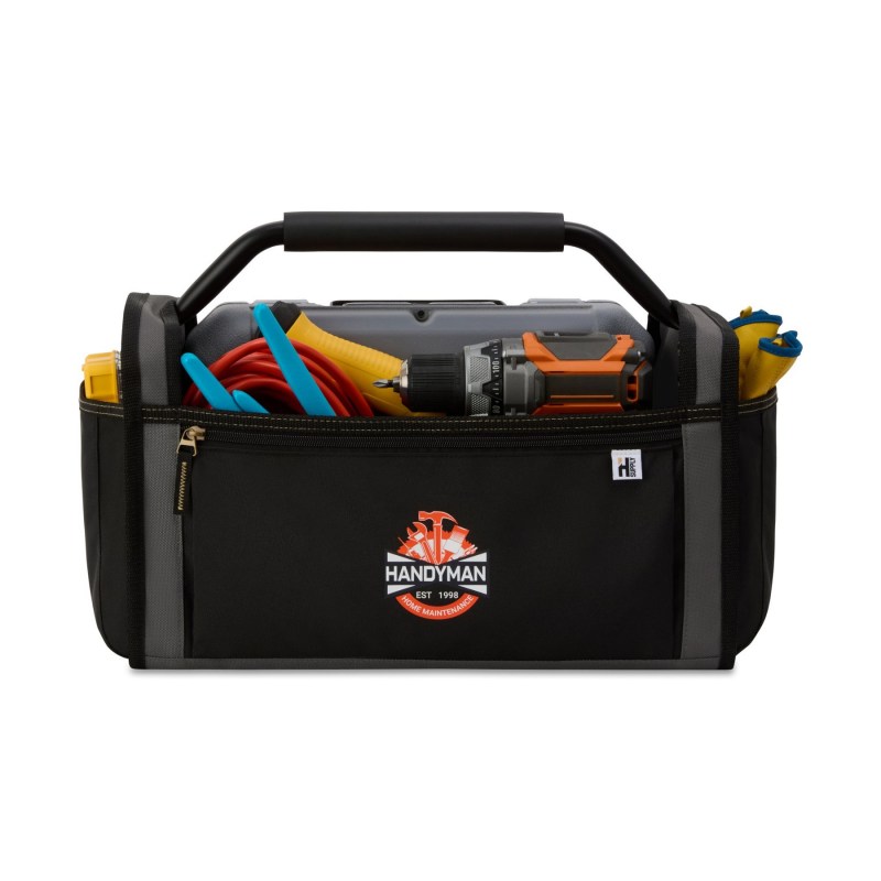 Heritage Supply Pro Recycled rPET Open Top Tool Bag - Dark Grey 1 Heritage Supply Pro Recycled rPET Open Top Tool Bag - Dark Grey 1