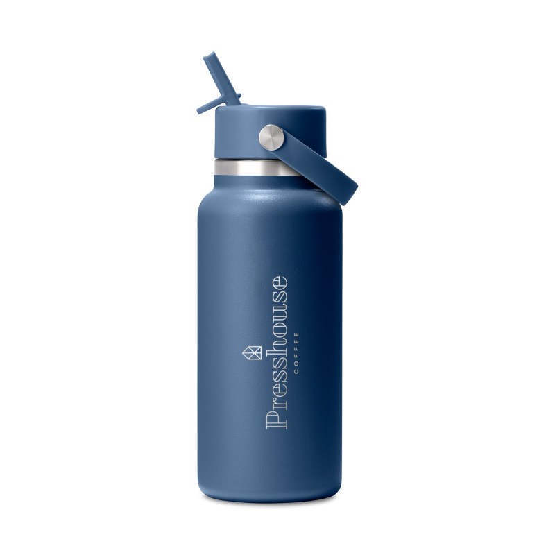 Hydro Flask Wide Flex Straw Cap Bottle 32 Oz. - Harbor Blue 1 Hydro Flask Wide Flex Straw Cap Bottle 32 Oz. - Harbor Blue 1