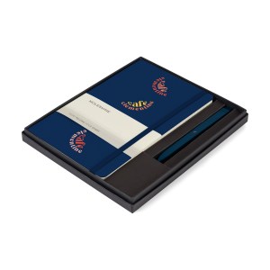 Moleskine Large Notebook and GO Pen Gift Set - Navy Blue - Sapphire Blue 1 Moleskine Large Notebook and GO Pen Gift Set - Navy Blue - Sapphire Blue 1