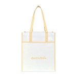 Harlow Laminated Recycled Shopper - Oatmeal 1 Harlow Laminated Recycled Shopper - Oatmeal 1