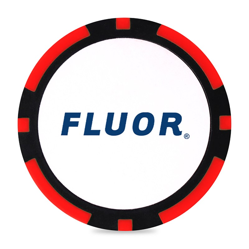 Ahead 2-Sided Poker Chip - Red-Black 1 Ahead 2-Sided Poker Chip - Red-Black 1