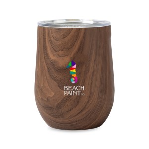 CORKCICLE® Stemless Wine Cup - 12 Oz. - Walnut 1 CORKCICLE® Stemless Wine Cup - 12 Oz. - Walnut 1