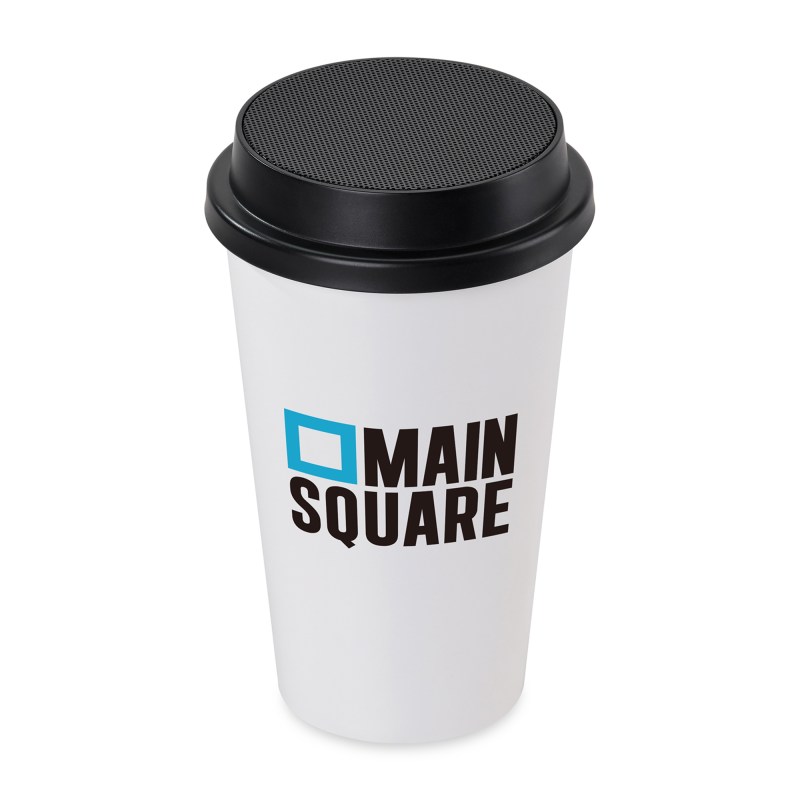 iLive™ Cup + Wireless Bluetooth Speaker - White-Black 1 iLive™ Cup + Wireless Bluetooth Speaker - White-Black 1