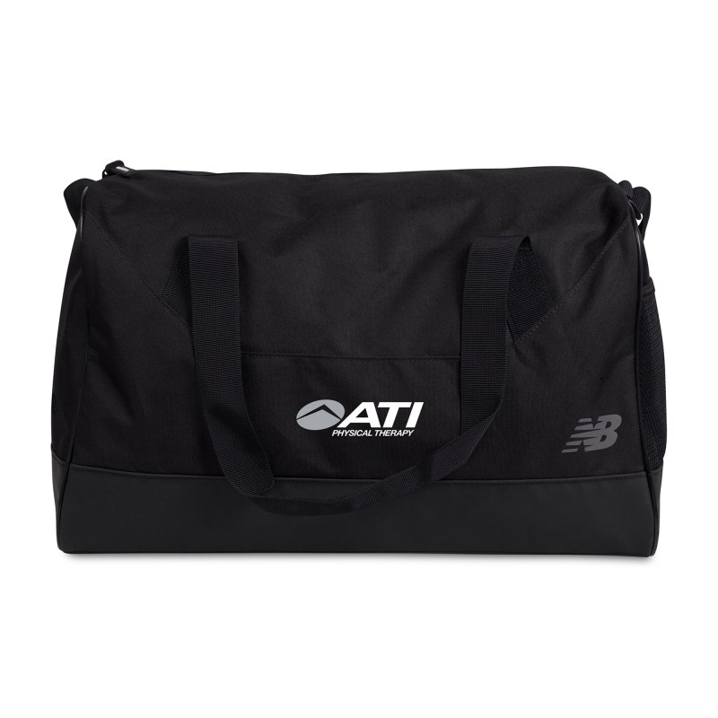 New Balance® Essentials Recycled rPET Medium Duffel - Black 1 New Balance® Essentials Recycled rPET Medium Duffel - Black 1