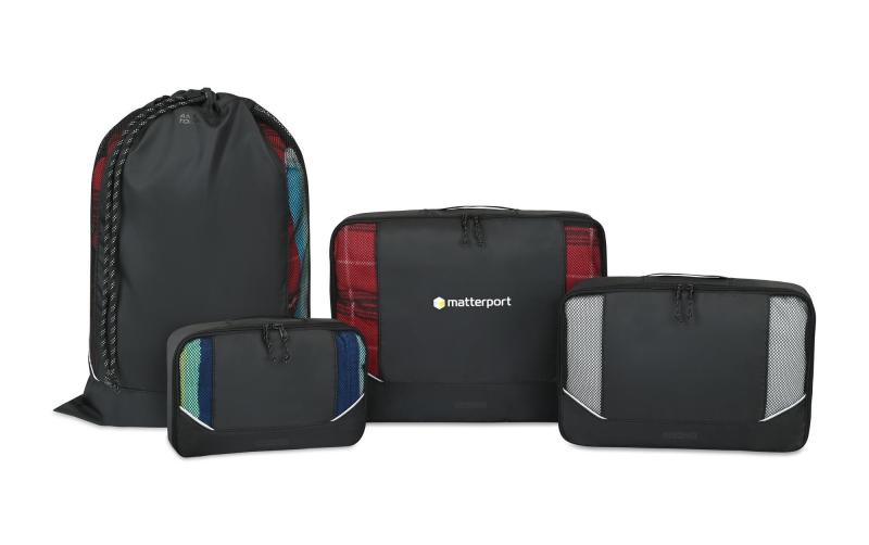 American Tourister Zoom Turbo rPET 4 Piece Packing Cube Set - Black 1 American Tourister Zoom Turbo rPET 4 Piece Packing Cube Set - Black 1