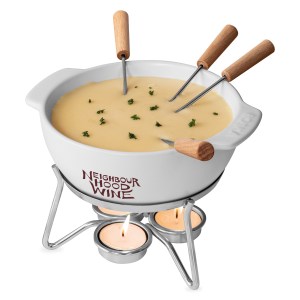 Boska Cheese Fondue Set Party - White 1 Boska Cheese Fondue Set Party - White 1